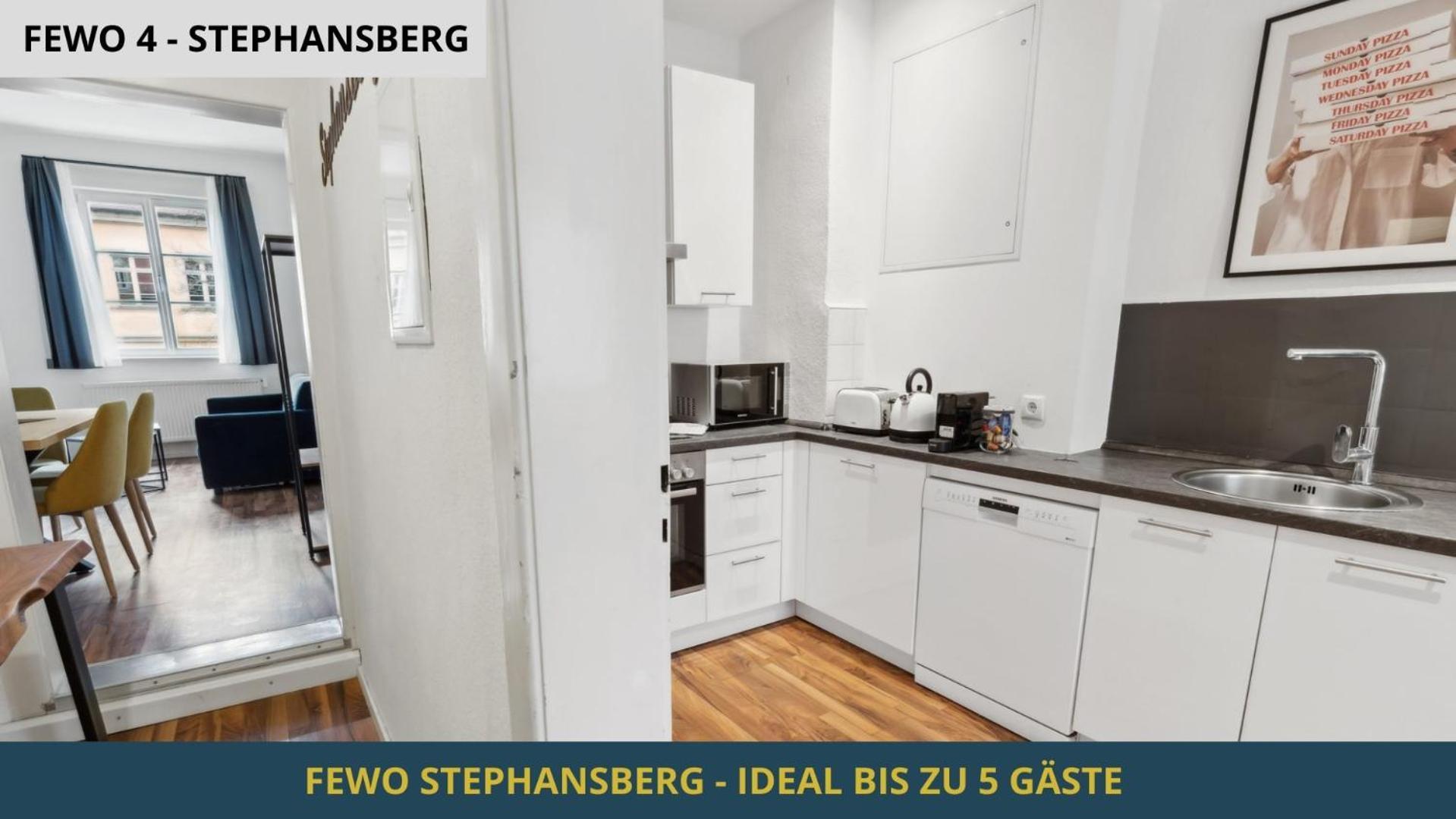 Neu Kapapart15 - 6 Schoene Fewos Mit Einbaukueche, Bad Und Balkon In Der Altstadt Auf Bambergs Insel Exterior photo